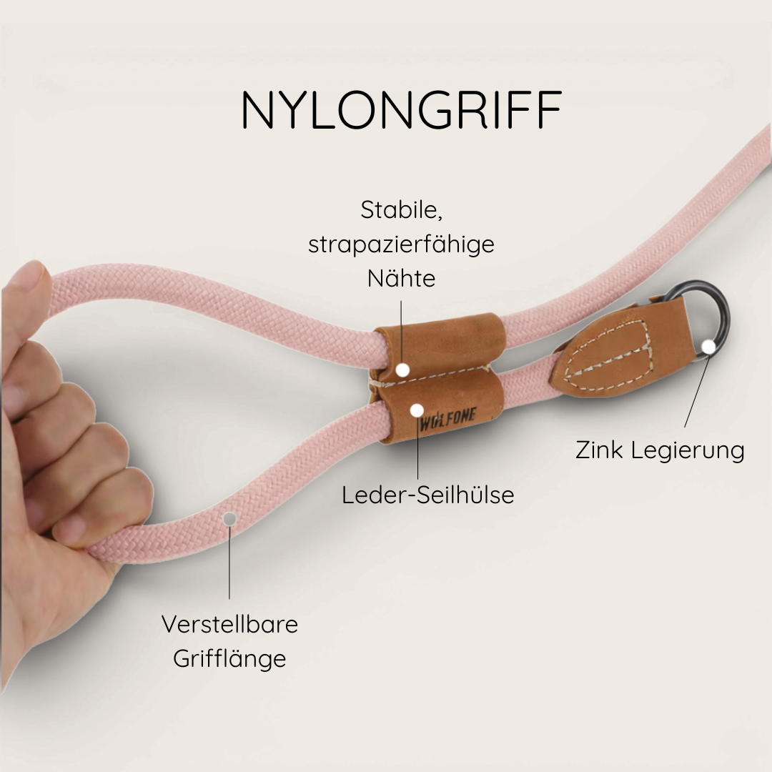 Retrieverleine - Hundeleine mit integriertem Halsband