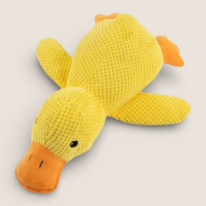 Quietschendes Premium-Plüsch-Hundespielzeug „Ente“