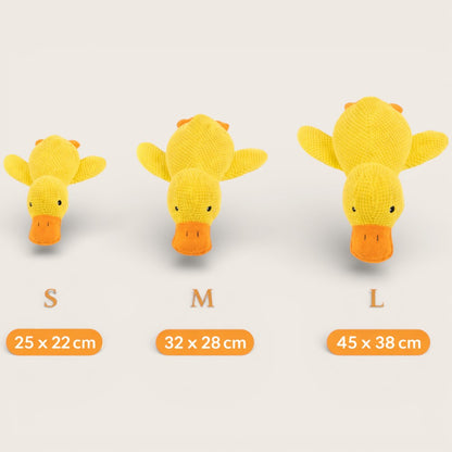 Quietschendes Premium-Plüsch-Hundespielzeug „Ente“