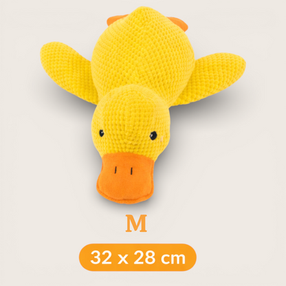 Quietschendes Premium-Plüsch-Hundespielzeug „Ente“